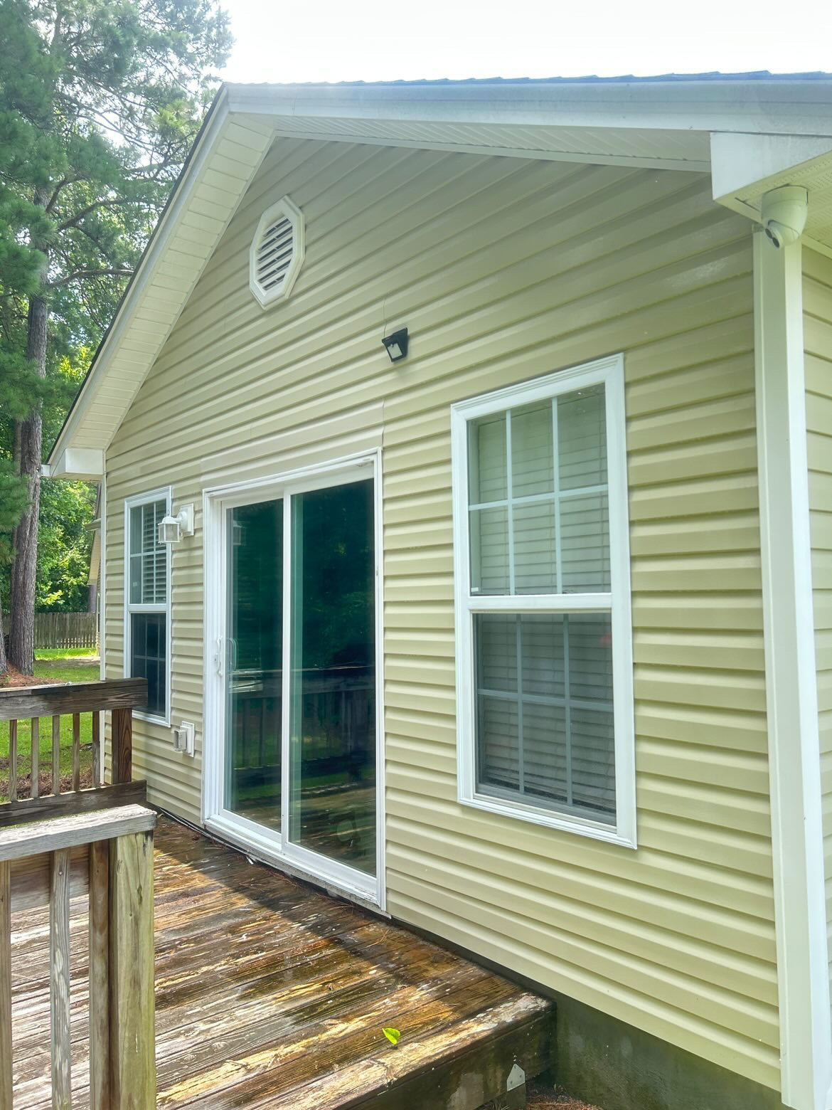 After Chewi pressure washing